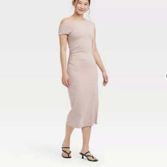 🆕️👗A New Day Knit Midi Dress, Sz XL - Bronze - Picture 2 of 3